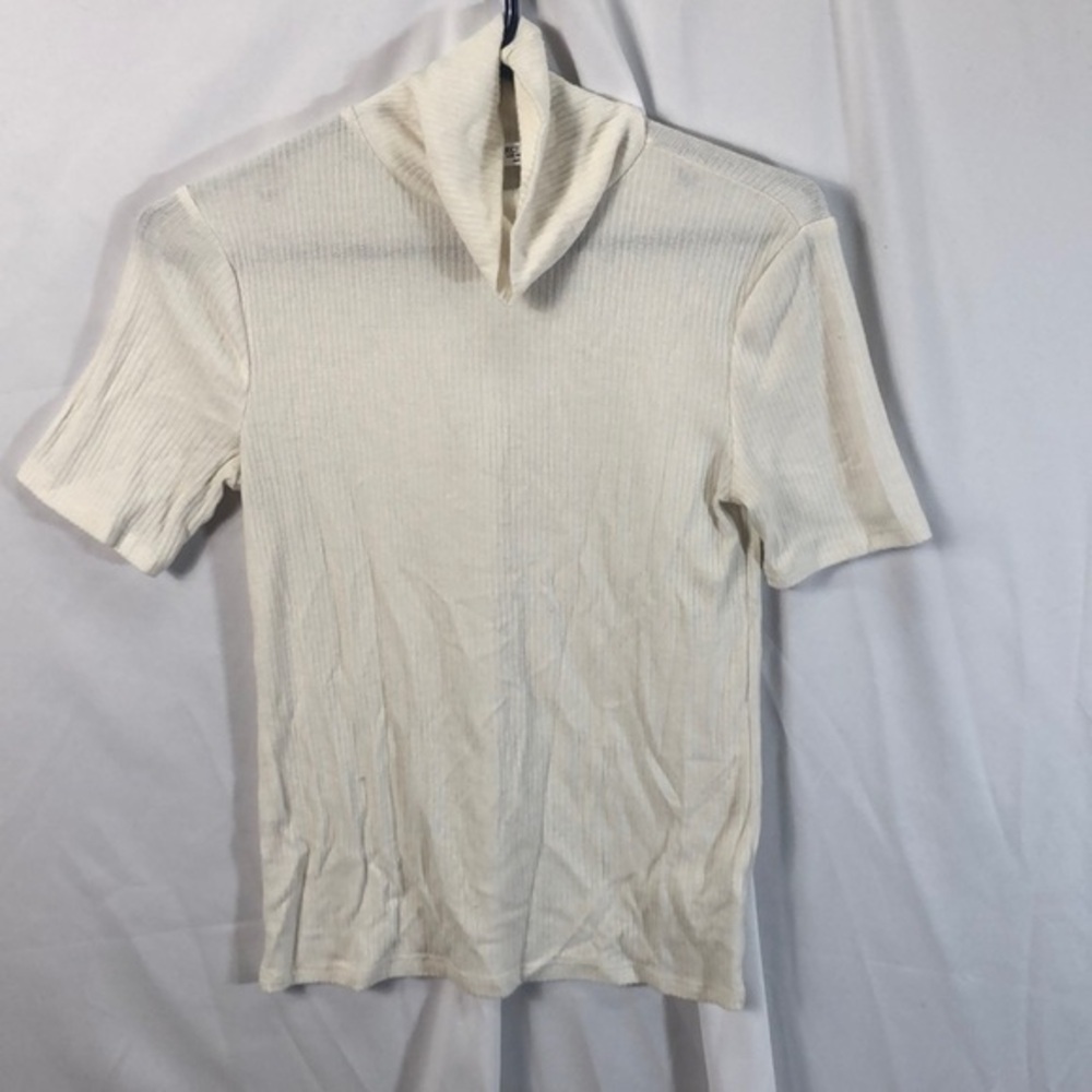 Project Social T Short Sleeve Turtle Neck Top - Size M